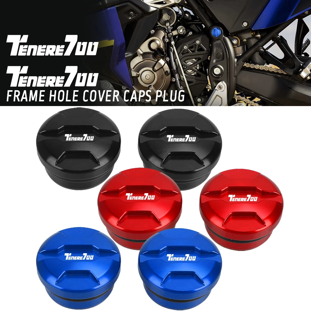 

Motorcycle Frame Hole Caps Hole Plug Covers FOR Yamaha Tenere 700 /Rally Edition 2019-2024 2025 2023 2022 Tenere 700 World Raid