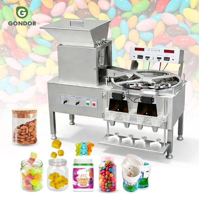Seed Counter Gummy Candy Pill Milk Tablet Semi Automatic Electronic Bead Visual Counting Machine Count
