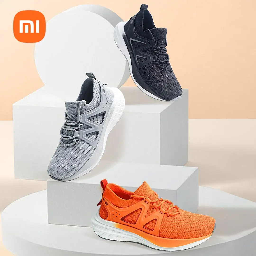 

xiaomi mijia FREE TIE Cloud Elastic Light Running Shoes Men's Sports Shoes Comfortable Fitness Running Shoes