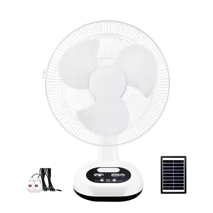 

Multi Functional High-speed Electric Desktop Fan with USB and Lighting Fan, Portable Solar Fan That Can Charge Mobile Phones
