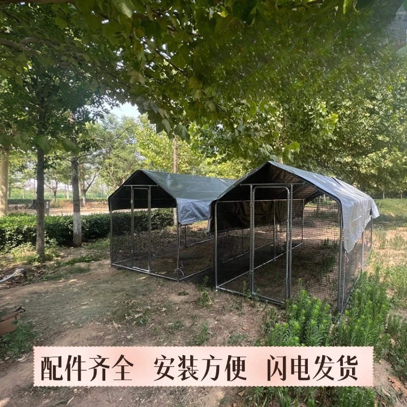 

Large-scale breeding chicken coop Outdoor rainproof chicken coop Chicken nest Poultry breeding greenhouse Outdoor cage Household