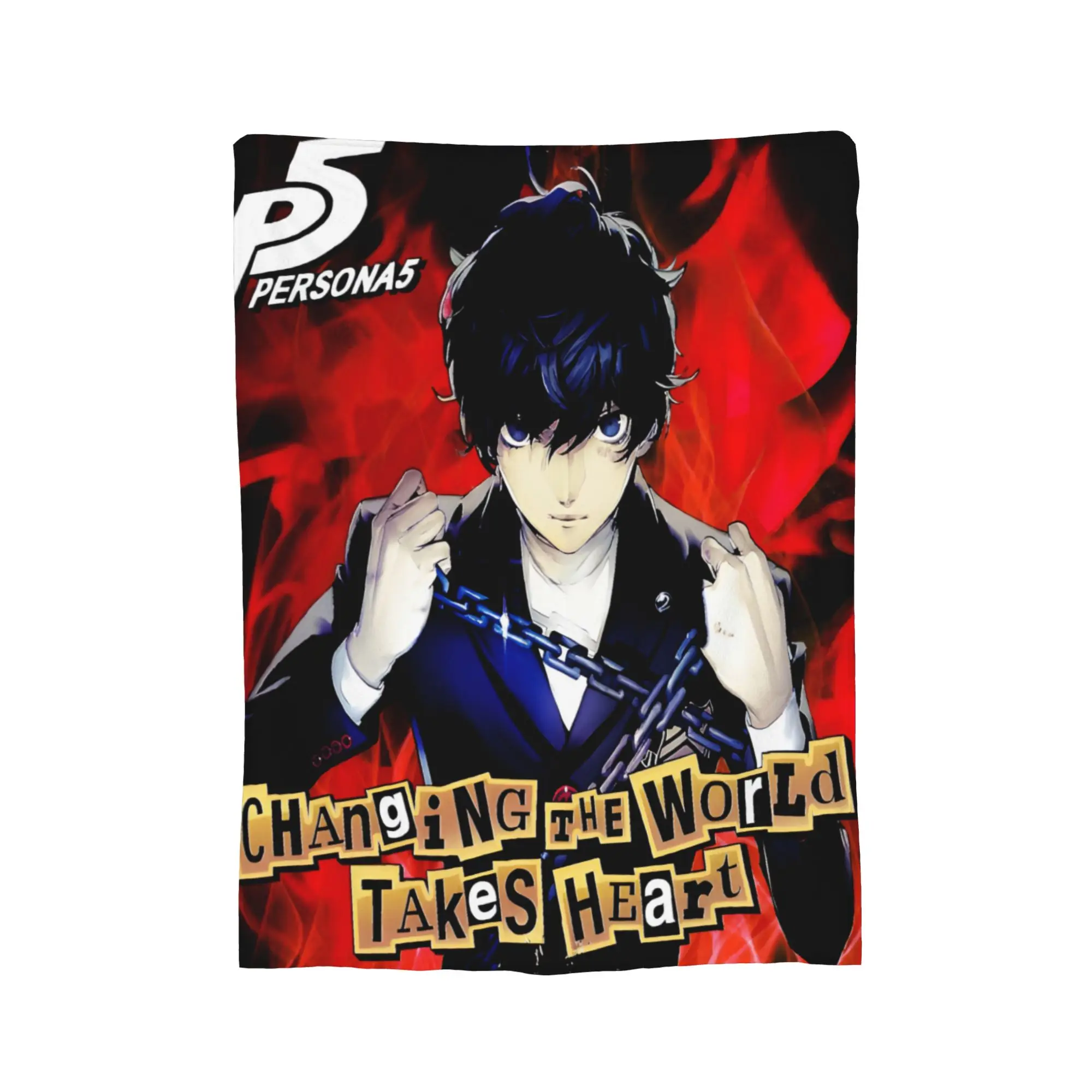 Persona 5 Blankets Flannel Summer Air Conditioning  Portable Warm Throw Blankets for Bedding Car Bedspreads