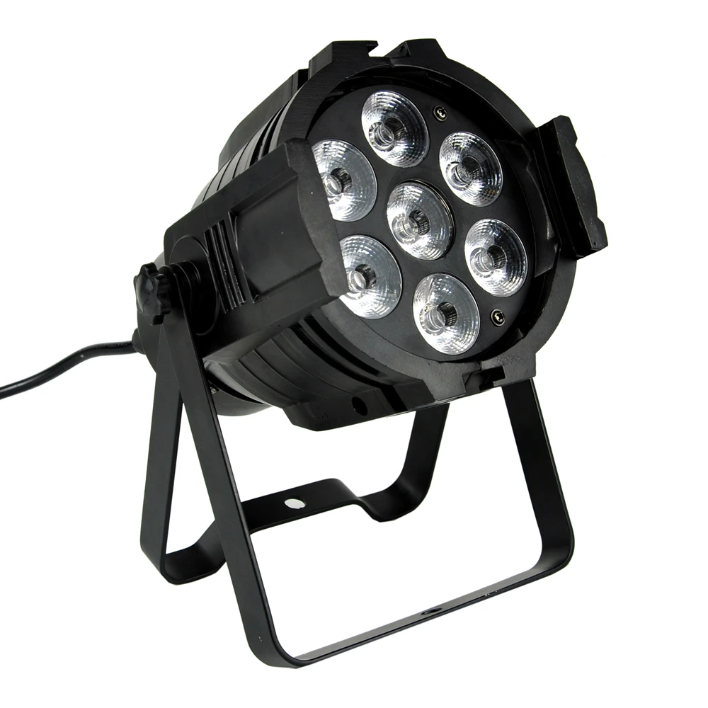 Imagem -06 - Mini Alumínio Led Par Luz 7x12w Dmx512rgbw 4in Preço Barato 90v240v Alta Qualidade