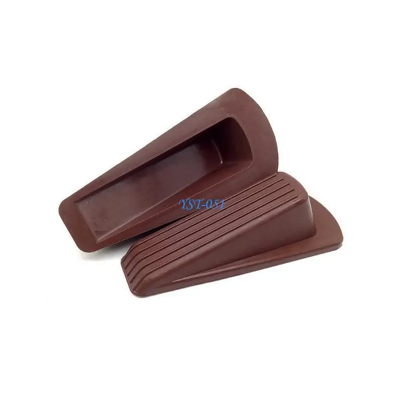 سدادات باب E15A للأرضيات المطاطية توقف الباب إسفين فجوات الباب تمنع قفل الباب القوي القابل للتكديس على الأرض