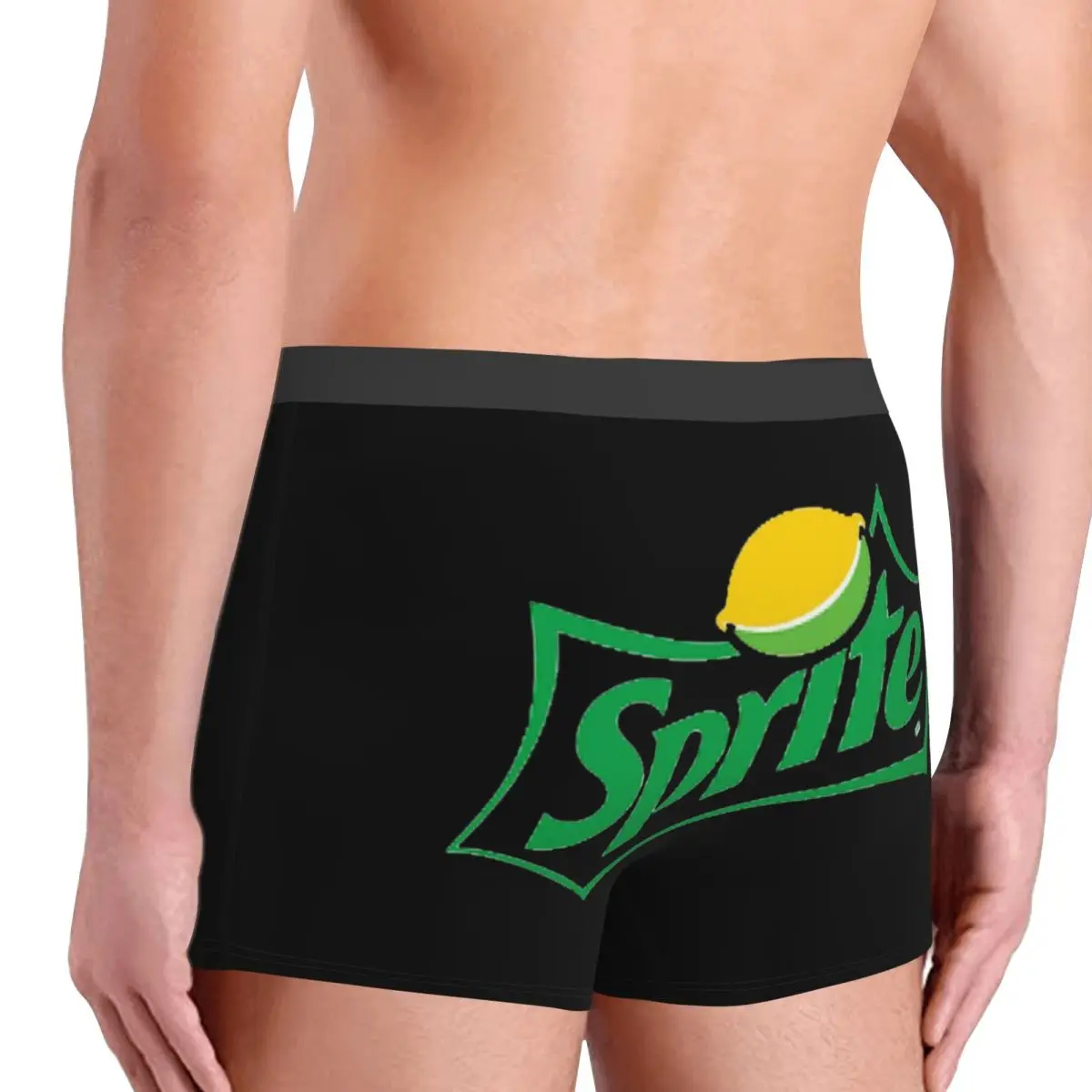 Трусы-боксеры, шорты Sprite, оригинальные трусики с логотипом, мужское вентилируемое нижнее белье для мужчин, подарки бойфренду