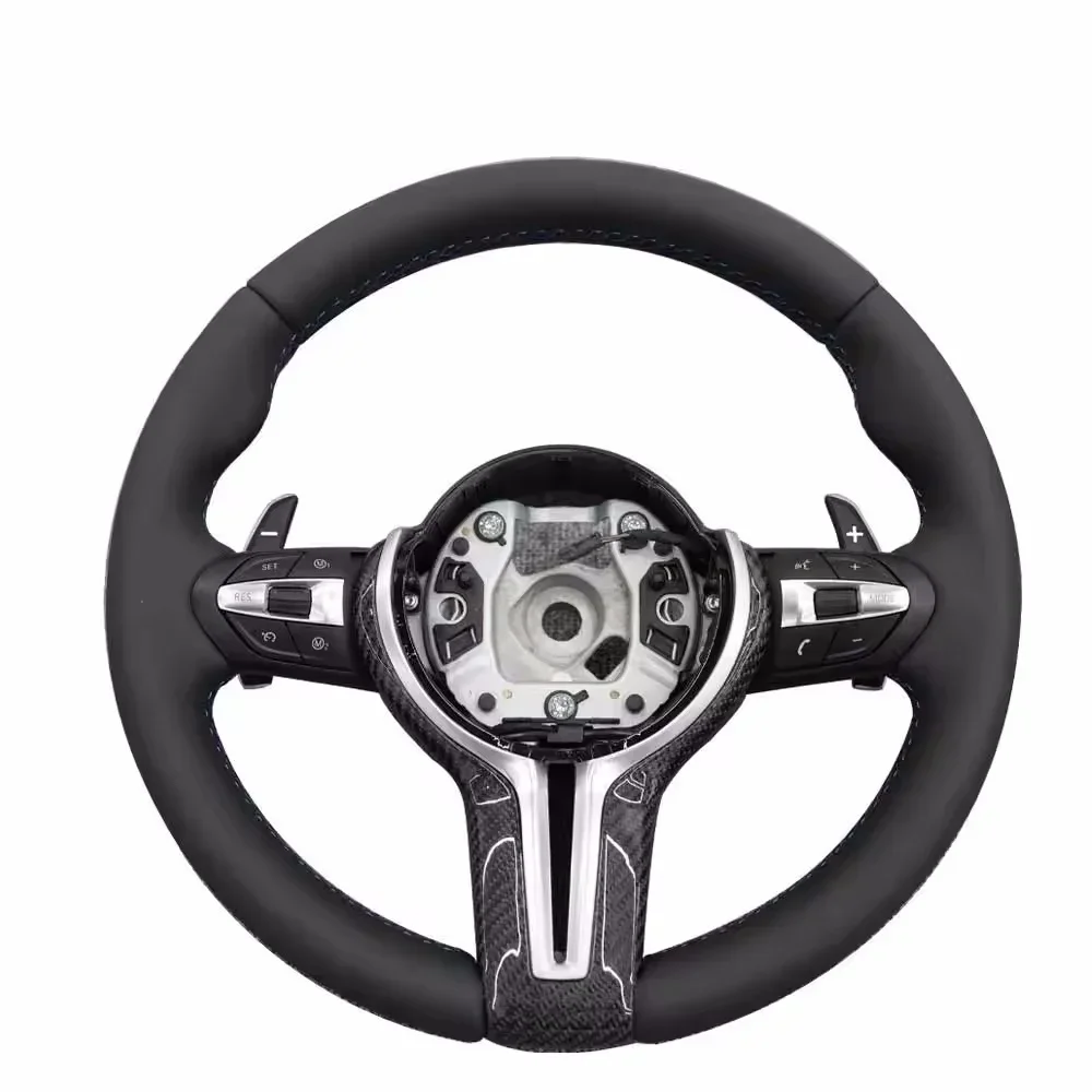 

Full Leather Steering Wheel For Bmws M2 M3 M4 M5 M6 Sport Custom Universal Steering Wheels