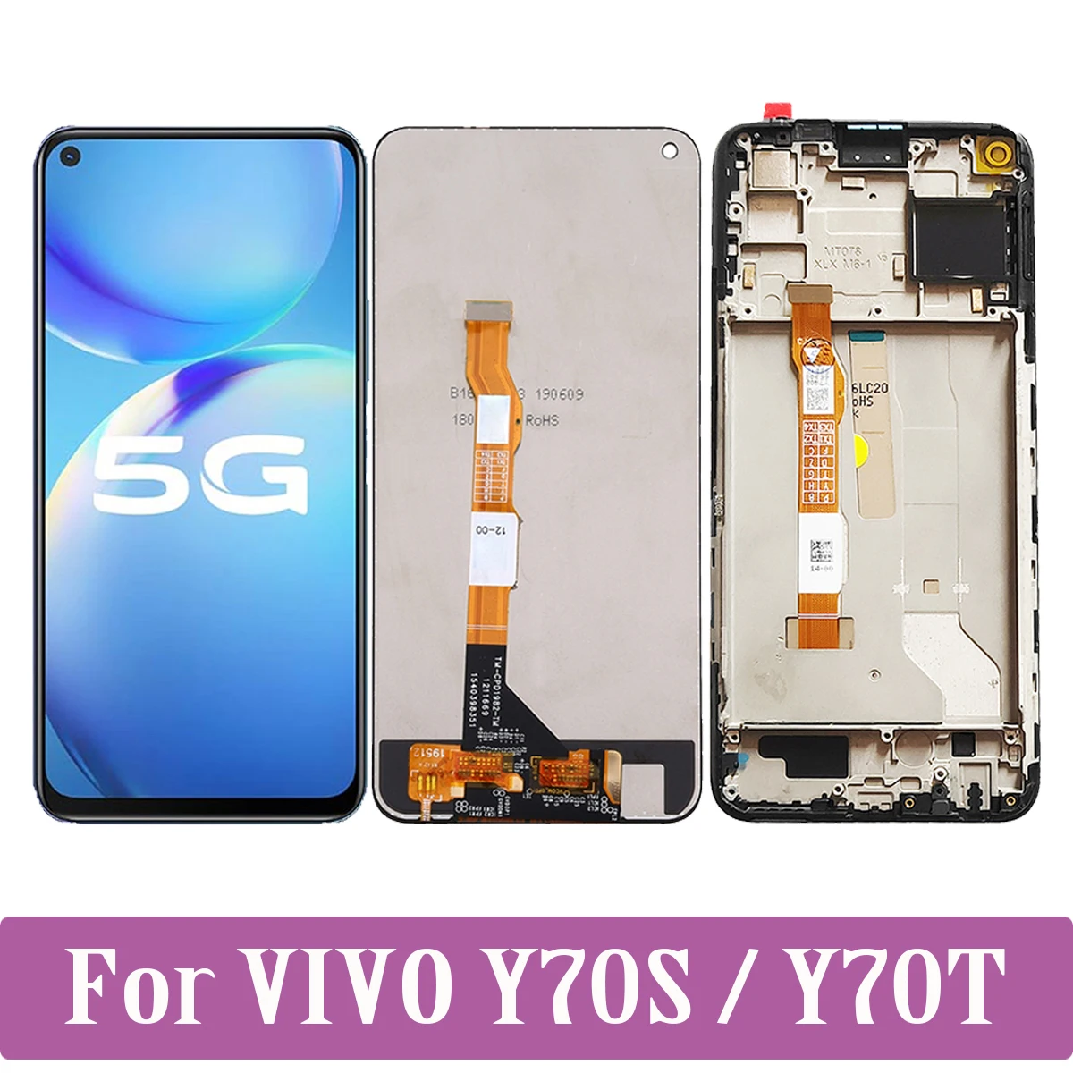 

Original For VIVO Y70S V2002A LCD Display Touch Screen Replacement Digitizer Assembly 6.53'' Display For VIVO Y70T LCD