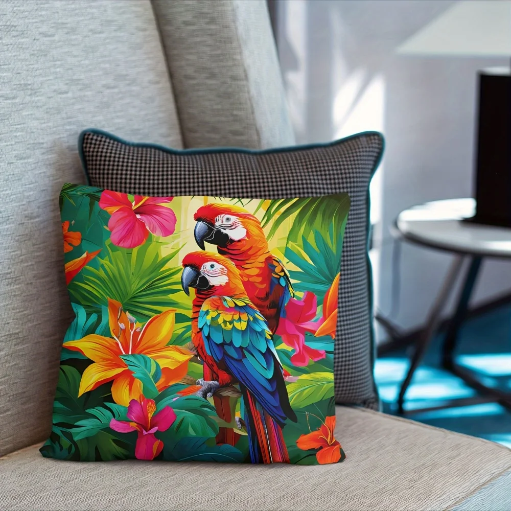 Fine Workmanship Polyester Cushion Cover Soft Fabric For All Festive Home Decoration