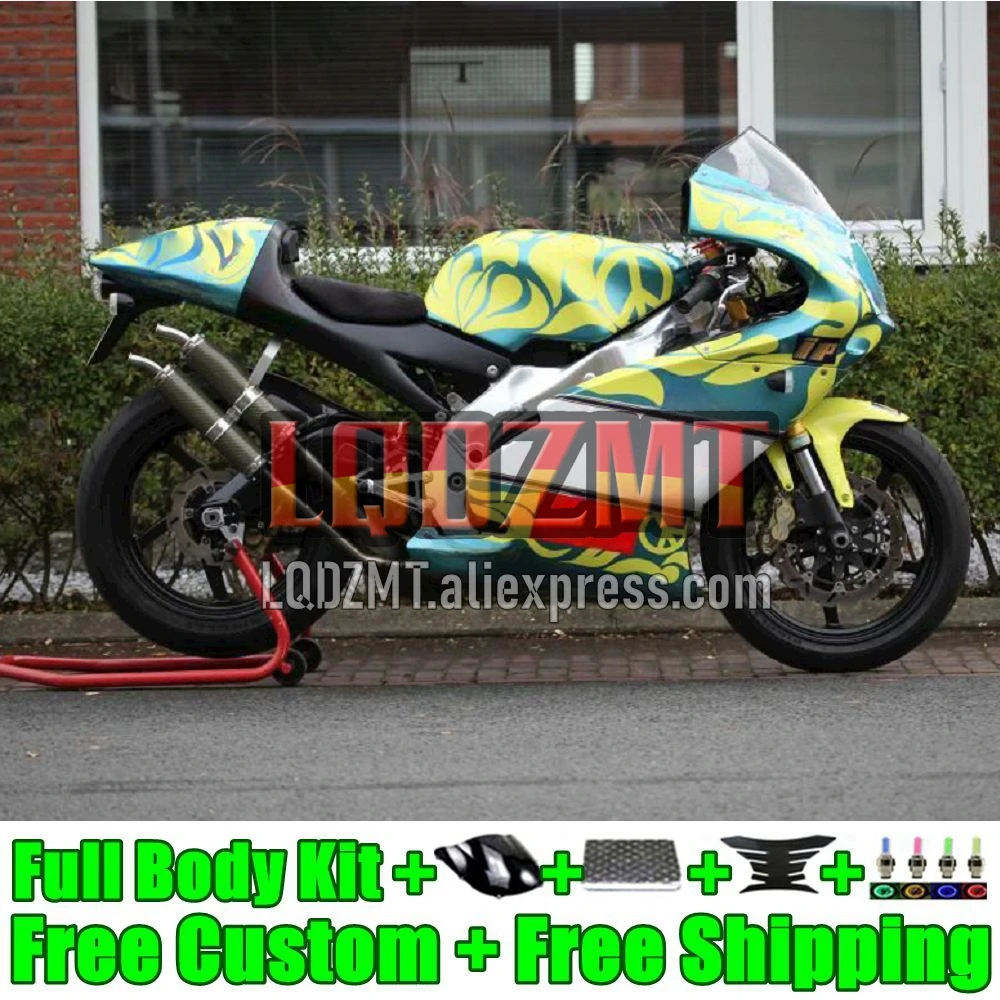 RS250RR For Aprilia RS 250 RS-250 RS250 RR yellow green 1998 1999 2000 2001 2002 2003 16No.40 RSV250 98 99 00 01 02 03 Fairings