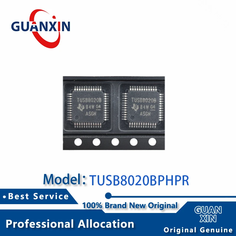 

100% New TUSB8020BPHPR Marking TUSB8020B HTQFP-48 TUSB8020