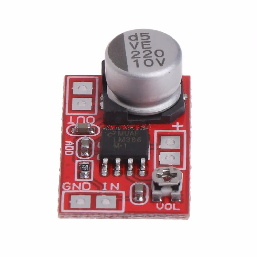 Placa amplificadora Micro electret DIY ajustable Universal Mini micrófono condensador