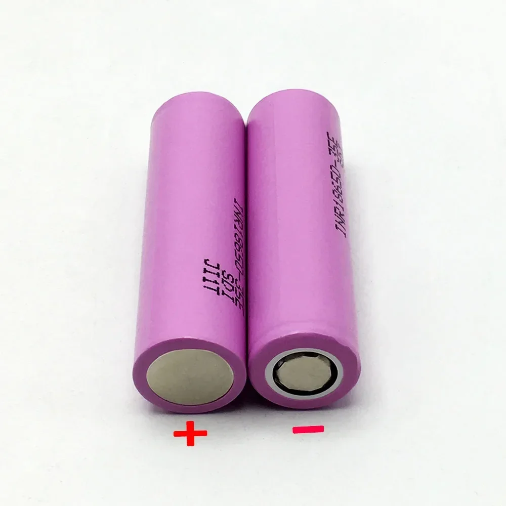 

Rechargeable Li-ion Battery 3.7V 2000/3400mAh Real Capacity INR18650 35E Continuous Discharge 10A Parallel Series Combinati
