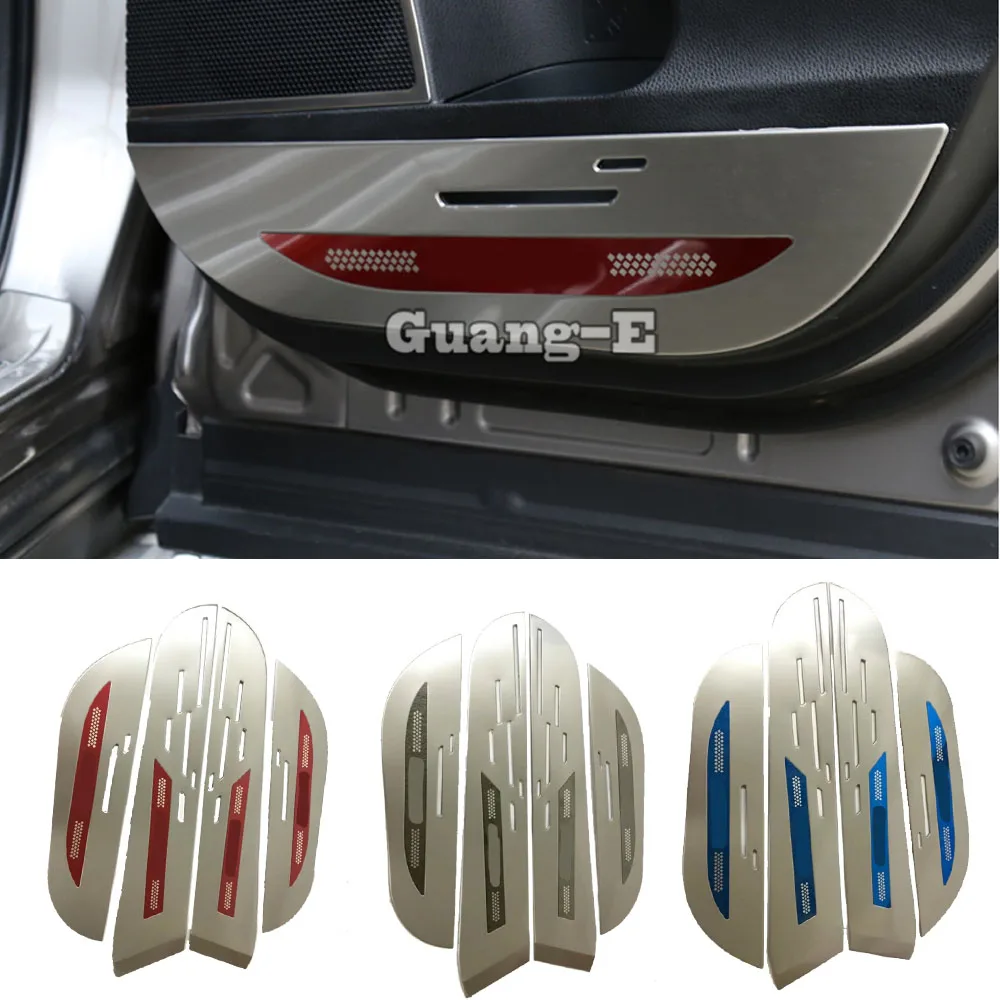 

For Toyota RAV4 2014 2015 2016 2017 2018 Stainless Steel Inner Door Car Styling Cover Anti-Kick Board Sticker Trim Decoration