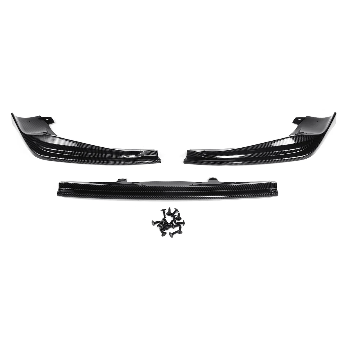 Carbon Fiber Look Car Front Bumper Lip Splitter Deflector Lips Diffuser Spoiler For Lexus IS250 IS350 IS200T F-Sport 2014 2016