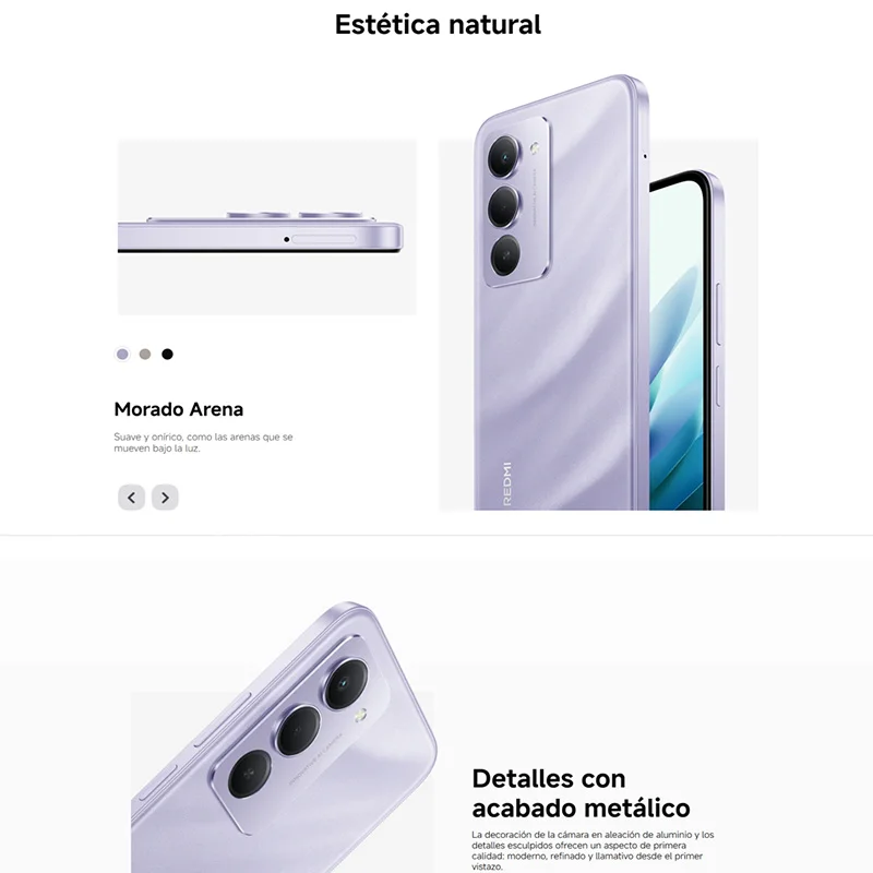 Xiaomi Redmi 15 NFC، سنابدراجون ®   كاميرا 685، 6.9 بوصة 50 ميجابكسل، بطارية 7000 مللي أمبير، IP64