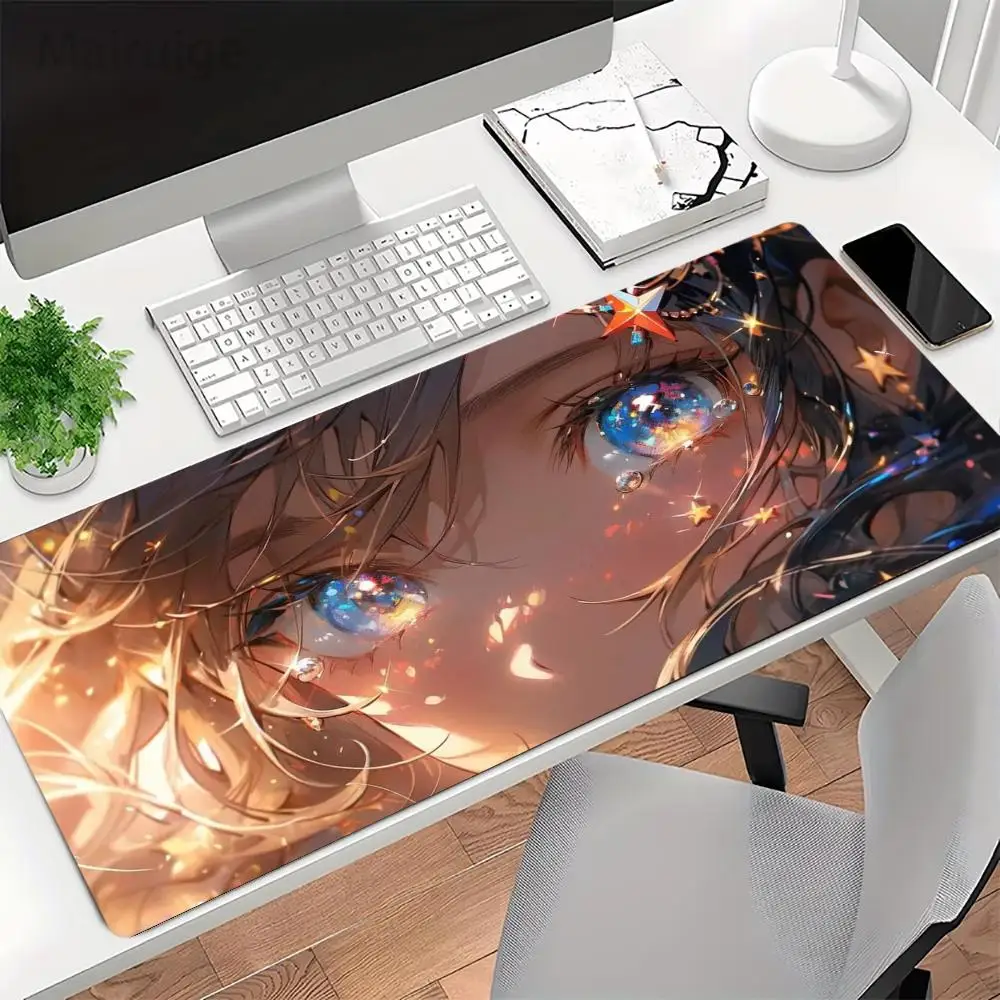 Mouse Pads Game Card Pad For Games Shining Anime Character Art Pattern Large Size Bedroom Learning Laptop Office Desktop Pad