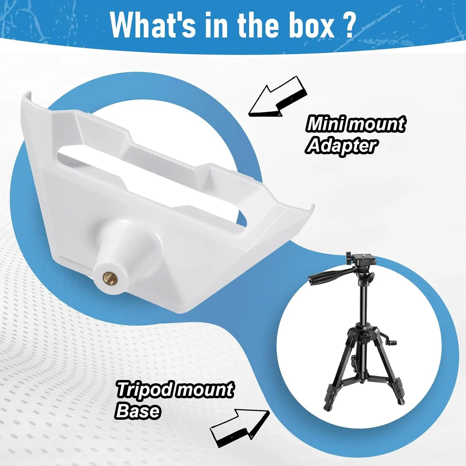 

Adjustable Tripod Mount with 1/4 Inch Nut For Starlink Mini Adapter - Easy Carry Install Super Stable Mounting Kit