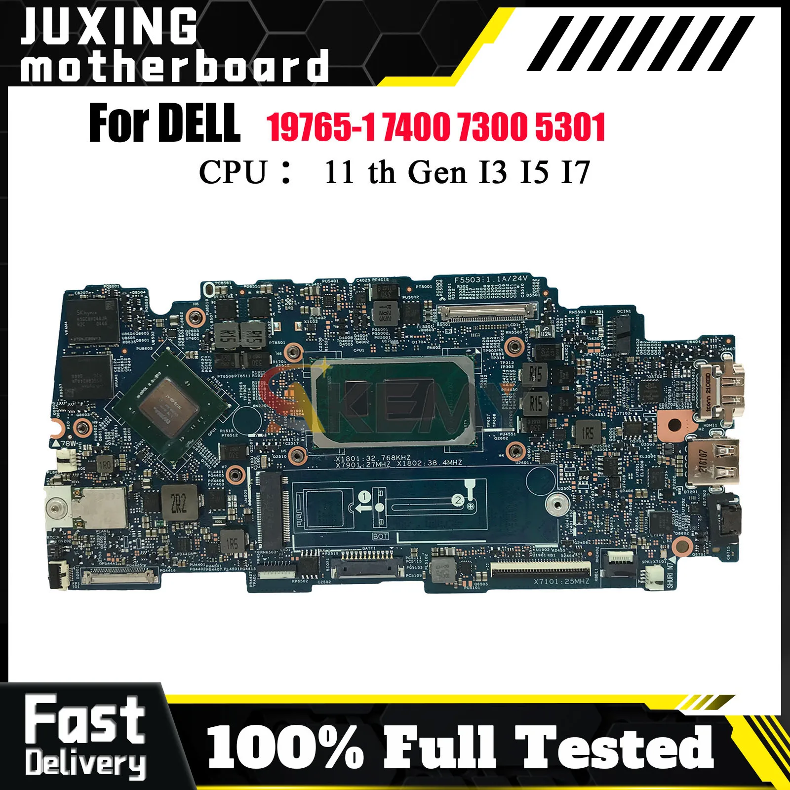 

Для Dell Inspiron 7400 7300 Vostro 5301 19765-1 материнская плата ноутбука i3 i5 i7 09298W 09750J 09JX16 0X49H6 протестировано нормально