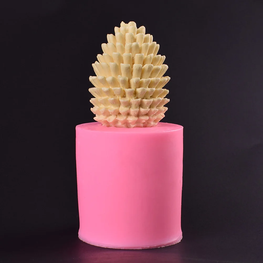

Pinecone Cake Mold Silicone Baking Mold For Diy Cookie Decorative Use Heat Resistant Non-Stick Easy Clean Multi-Use Gift Pink