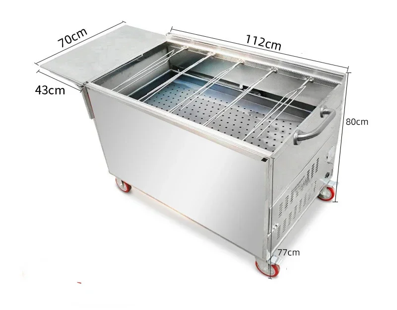 Commercial Rotary Electric Charcoal chicken roaster yakitori chicken grill machine price