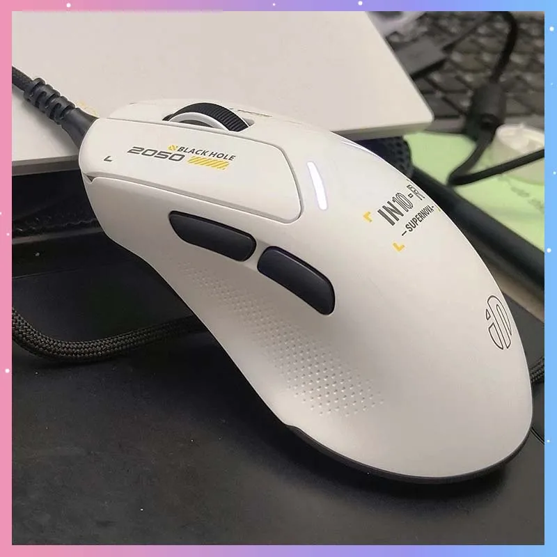

IN10R Wireless Gaming Mouse Tri-Mode 2.4G/BT/Wired PAW3395 26000DPI 8000HZ 800mAh Lightweight E-Sports Office Home Mouse Gift