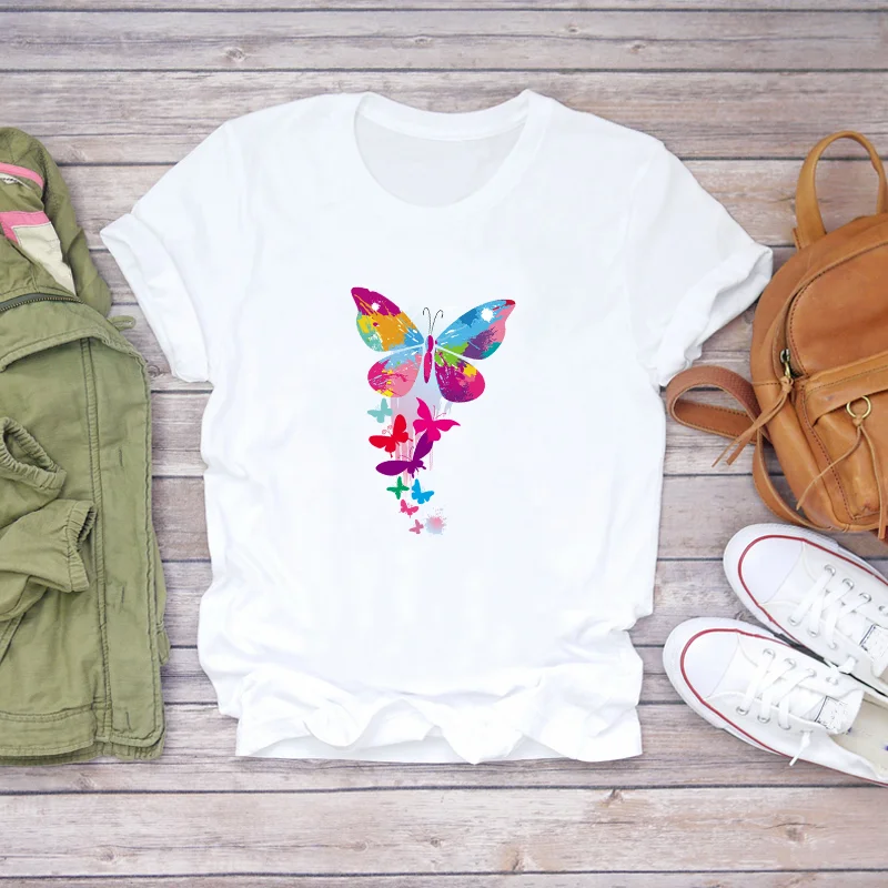 Butterfly/Bee clothes patches Big size thermo-stickers for woman t-shirt print iron on transfer