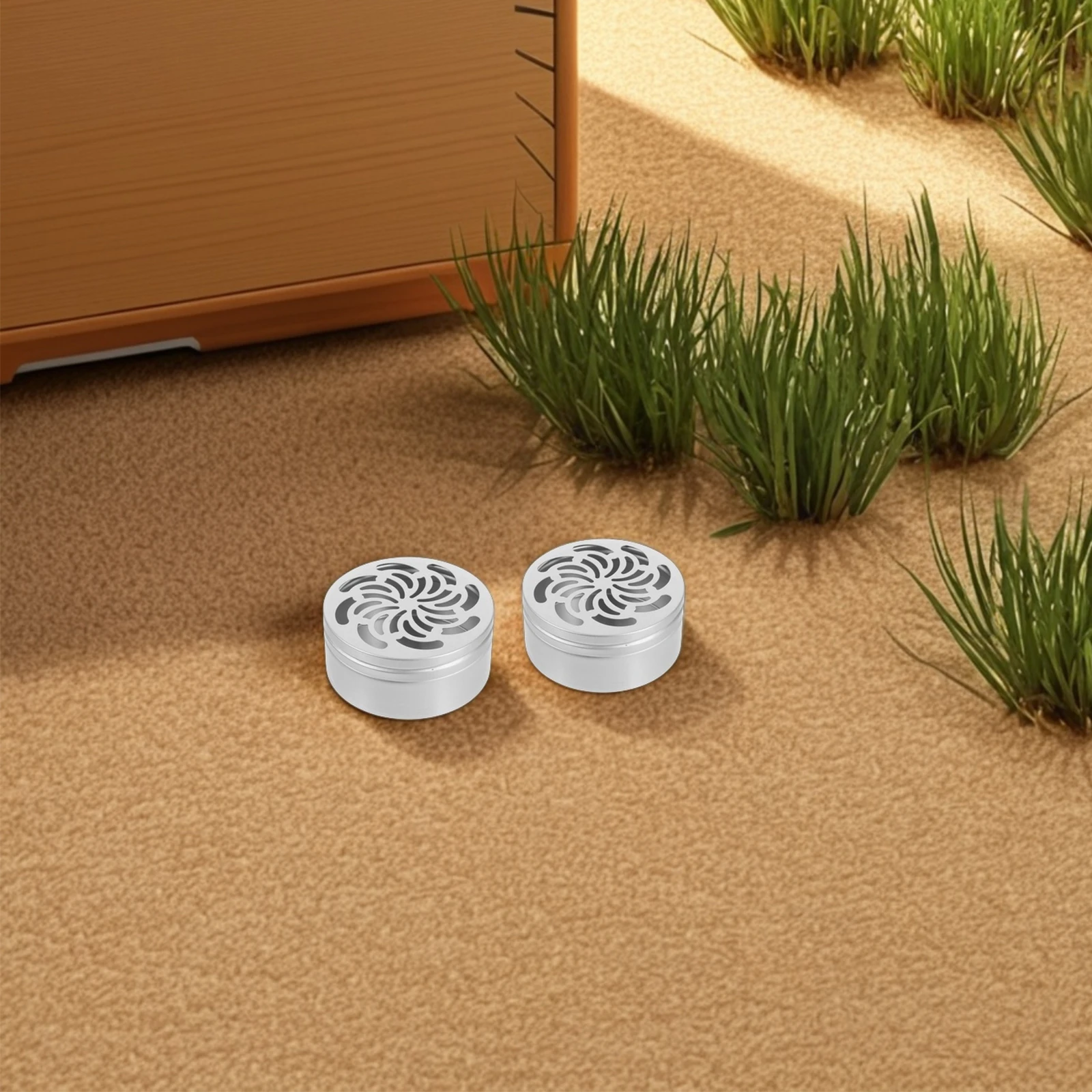 

4pcs Dog Scent Training Tins Aluminum Boxes Hollow Containers Jars Behavior Canisters Work Tin Nose Smell