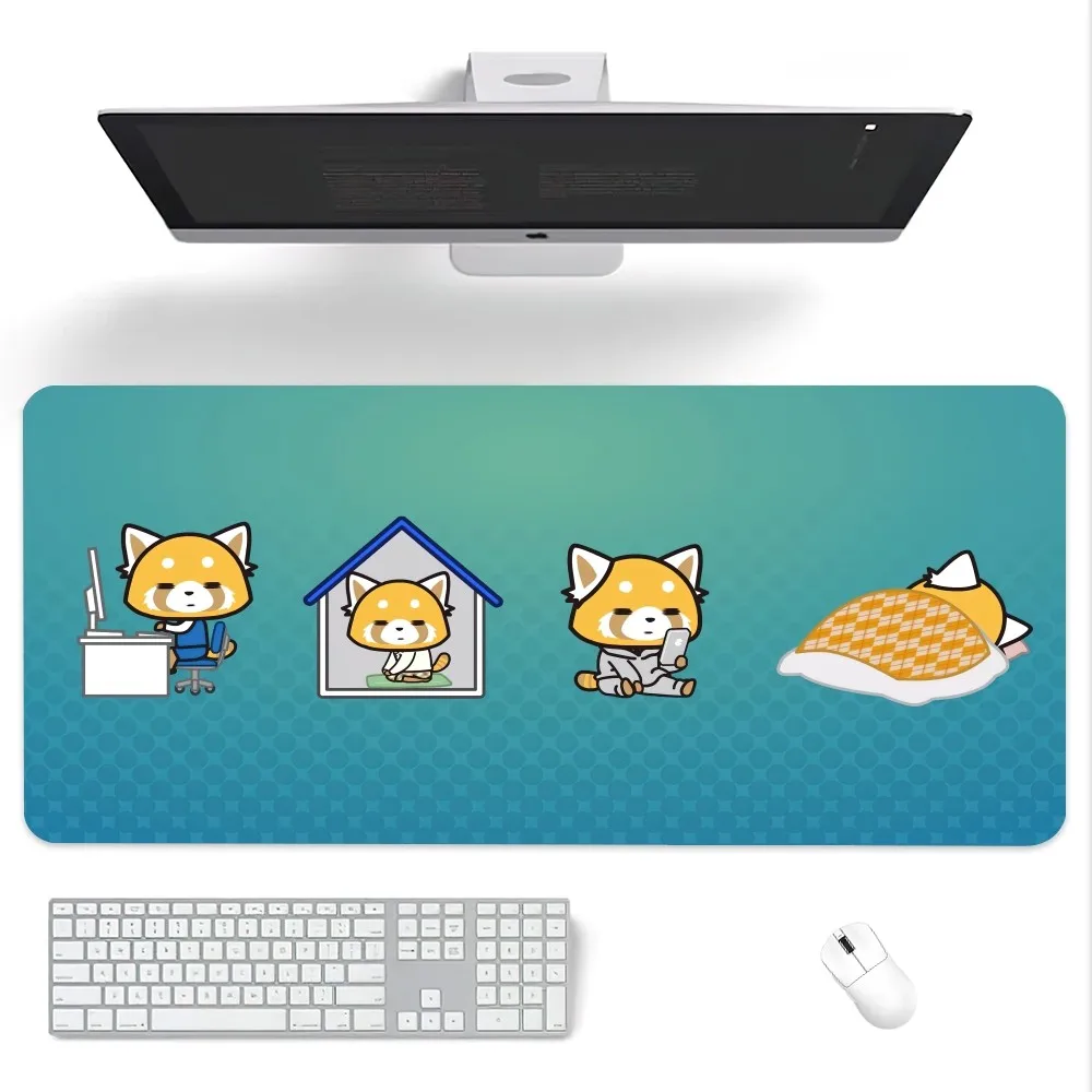 MINISO Saniro Aggretsuko Mouse Pad Computer Laptop Gaming Office Wrist Guard Non Slip Keyboard Pad