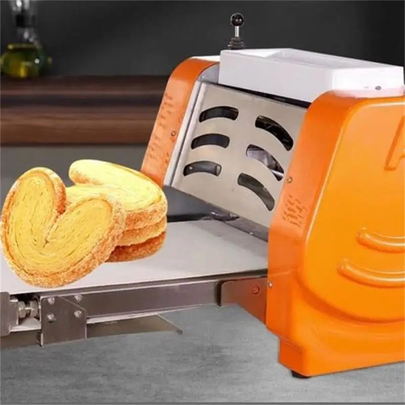 Semi Automatic Croissant Sheeter Baking Equipment Pizza Noodle Croissant Dough Press Maker Grain Product Making Machines Bakery
