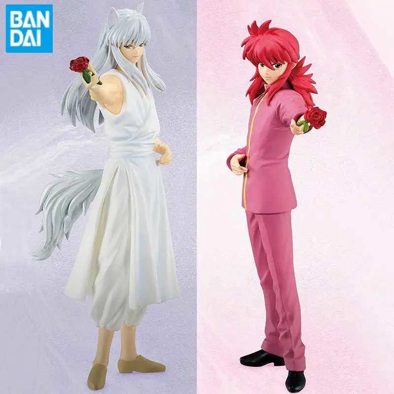 

Genuine Bandai Banpresto Dxf Yuyu Hakusho Kurama And Youko Kurama Pvc Figure Model Anime Desktop Ornament Toy Festival Gifts
