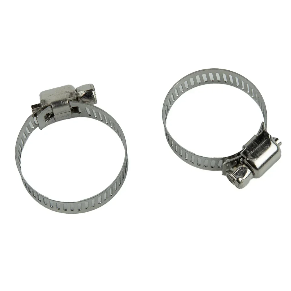 3pcs Stainless Steel Pipe Clamps Dishwasher Drain Hose Connector Adapter Kit For Washing Machine Water Pipe Tools