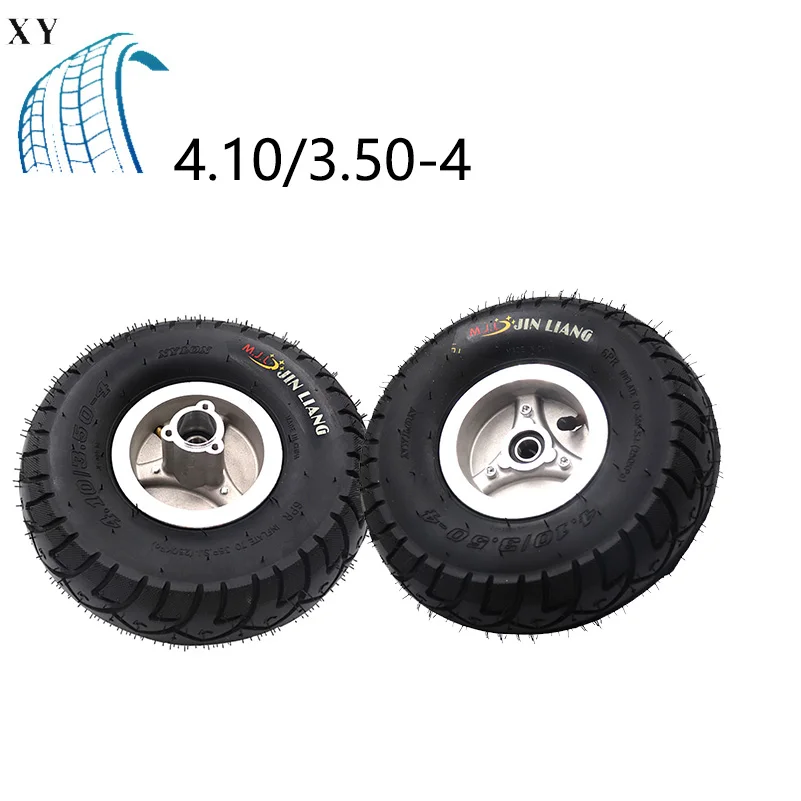 10 pollici 4.10/3.50-4 ruote pneumatici esterni camera d\'aria con mozzo Fit triciclo elettrico carrello Scooter elettrico magazzino auto