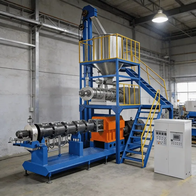 Automatic Stainless Steel Fish Feed Machine Professional High Output High Efficiency Industrial Factory Application