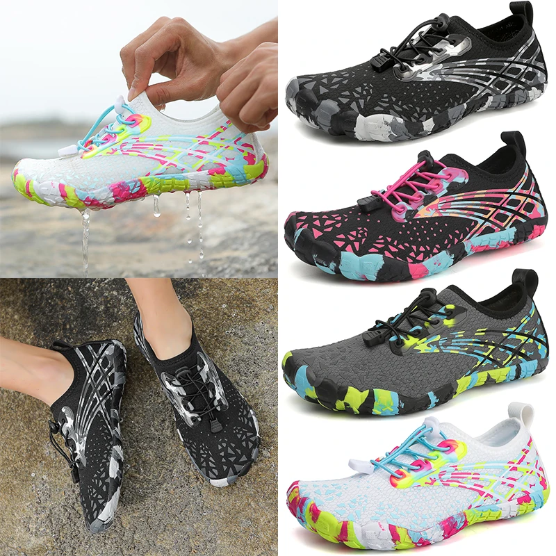 

New Unisex Outdoor Aqua Shoes Couples Vacation Seaside Barefoot Swim Shoes Beach Volleyball Shoes Indoor Fitness Yoga Shoes