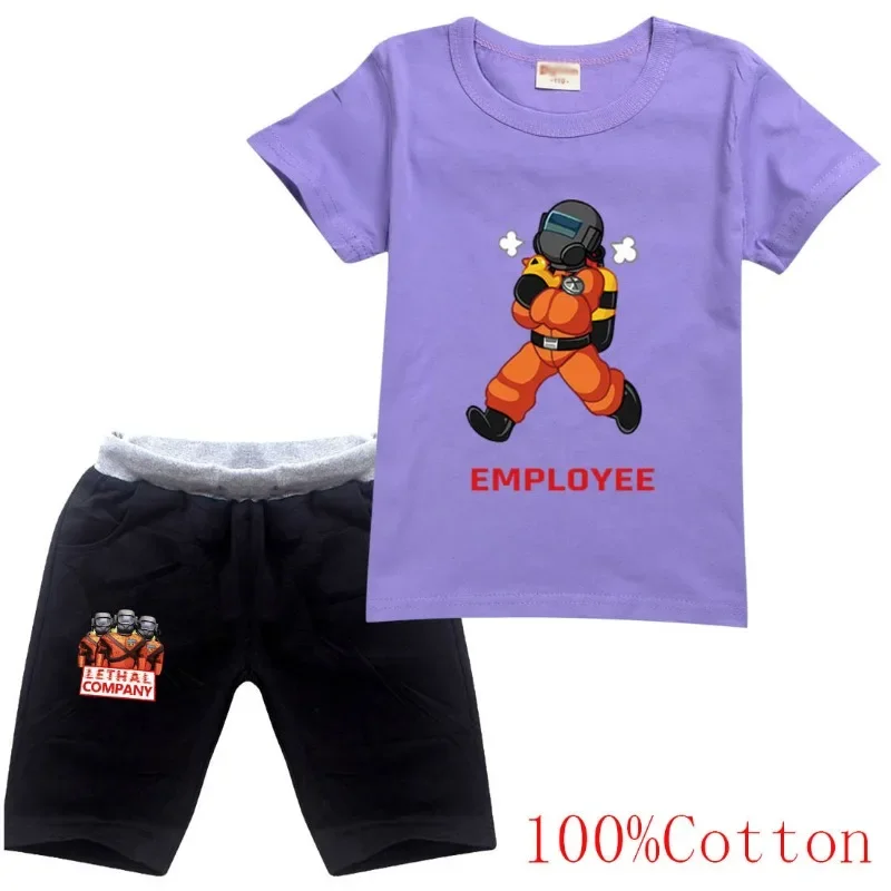 Ropa informal de negocios para niños, ropa deportiva Invisible, camiseta y pantalones cortos de monstruo, conjunto de 2 piezas, Cosplay