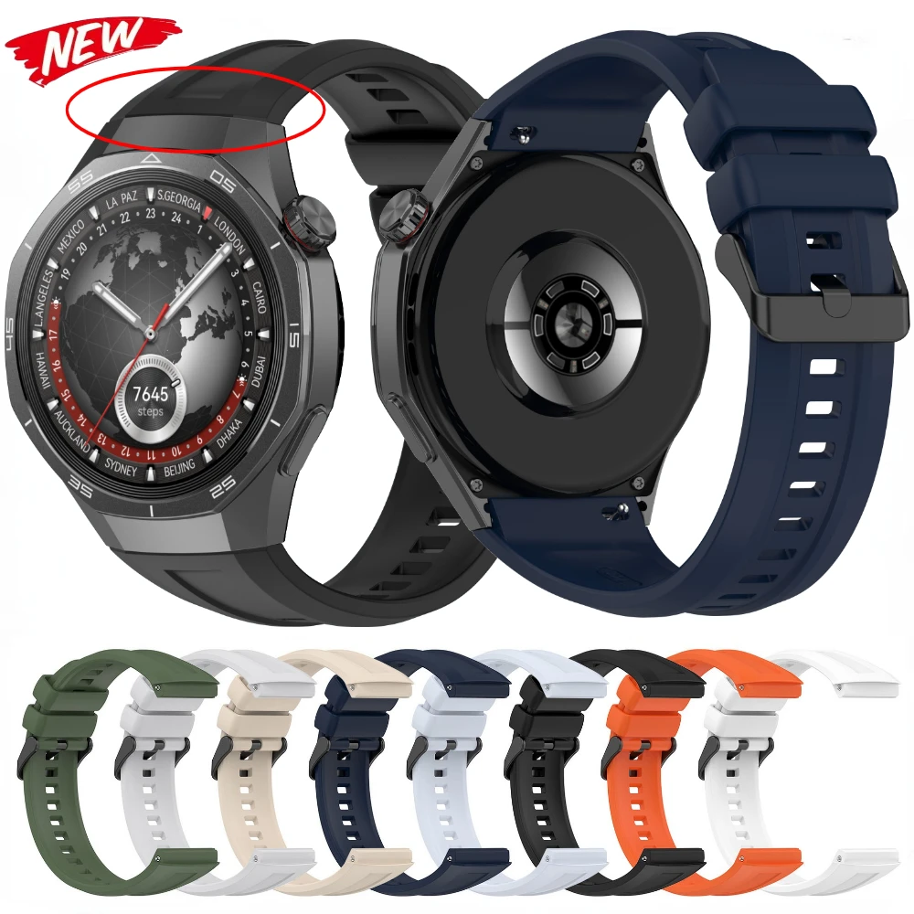 Original Silicone Strap for Huawei Watch GT5 Pro Smart Watch