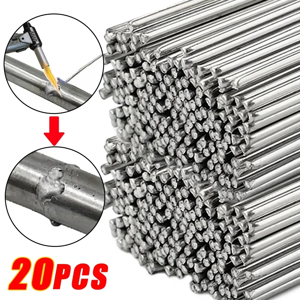 10/20Pcs Low Temperature Welding Rods Universal Wire Weld Melt Aluminum Rod For Soldering Aluminum Copper Iron Brazing Weld Bar