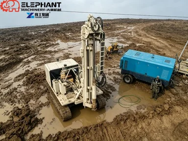 Factory Direct Hydraulic Engineering Rotary Drilling Rig Hammer Pile Driver For Complex Geology