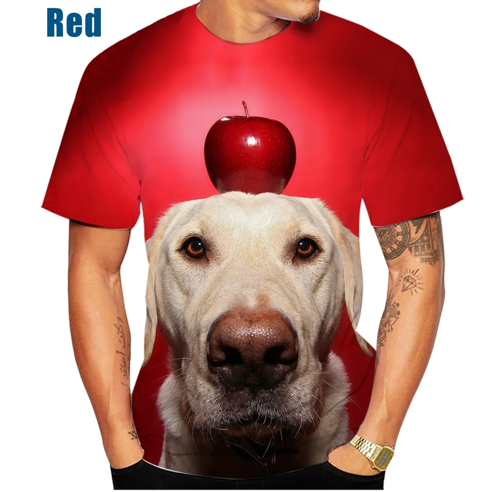 2022 Men and Woman New Labrador Retriever Pet Dog 3D Printing T Shirt Men Summer Funny Casual T Shirt Tops XS~5XL