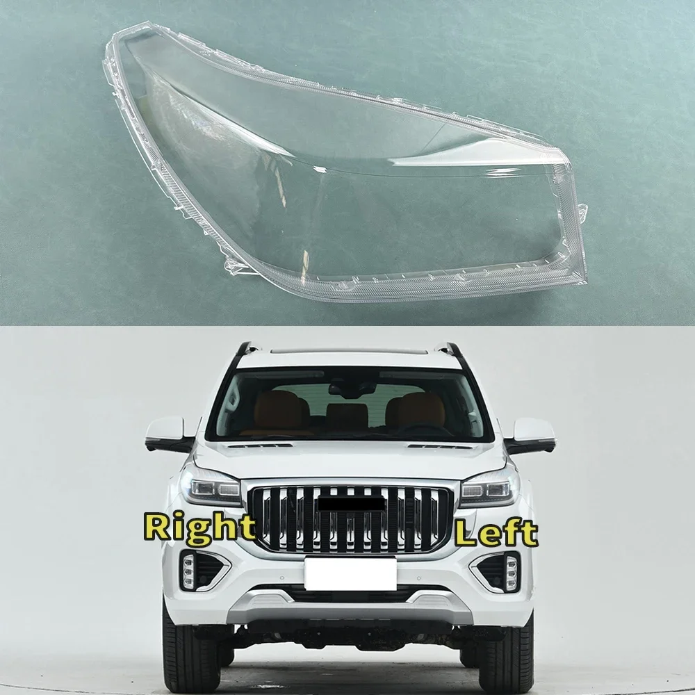 

For Great Wall Haval H9 2019-2022 Car Front Headlight Cover Auto Headlamp Lampshade Lampcover Head Lamp light glass Lens Shell