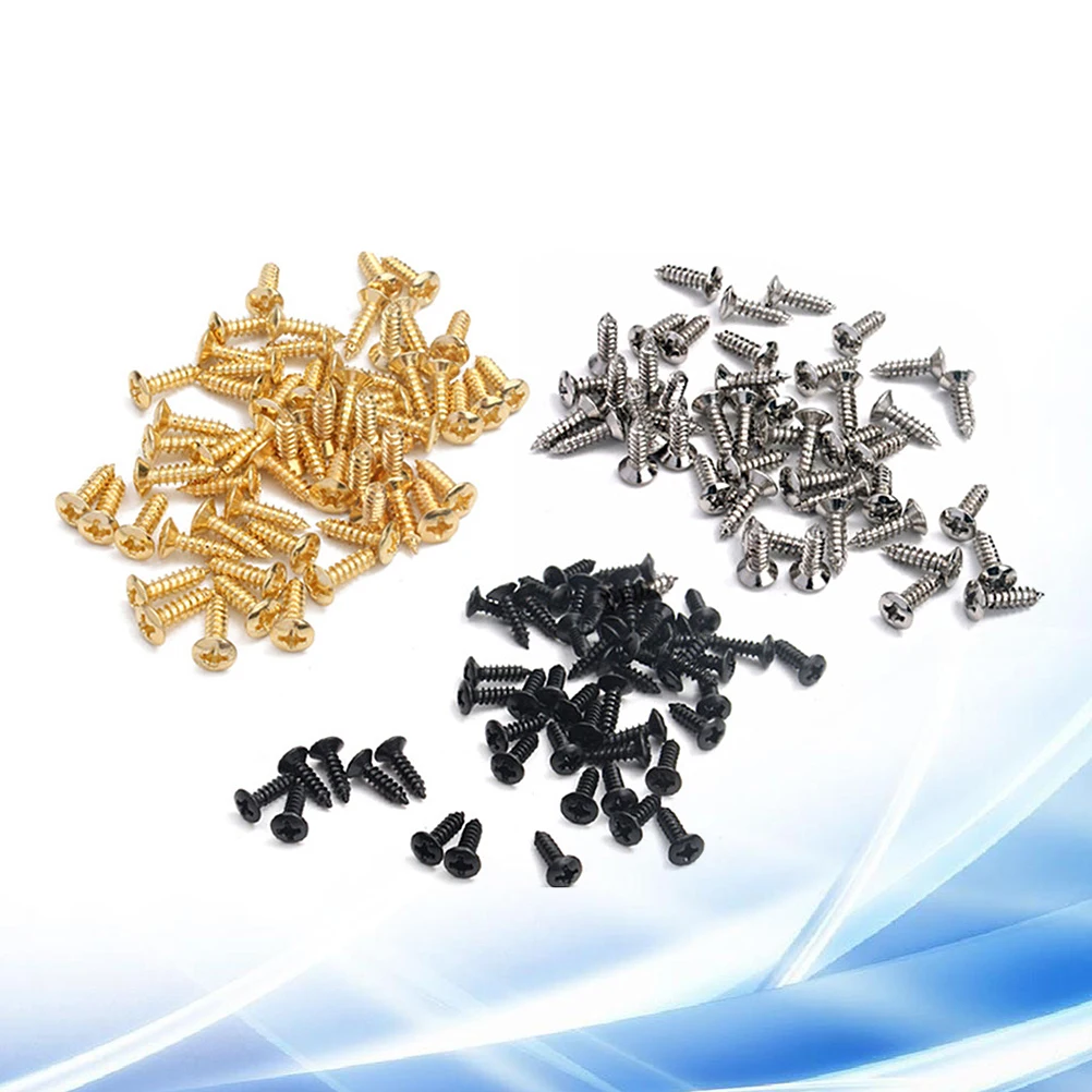 

150 Pcs Electric Guitar Accessories Guard Screws Backplate Part for to Turn Material