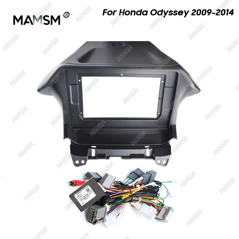 MAMSM Car Frame Fascia Adapter Android Big Screen Radio Fitting Panel Kit For Honda Odyssey 2009 2010 2011 2012 2013 2014