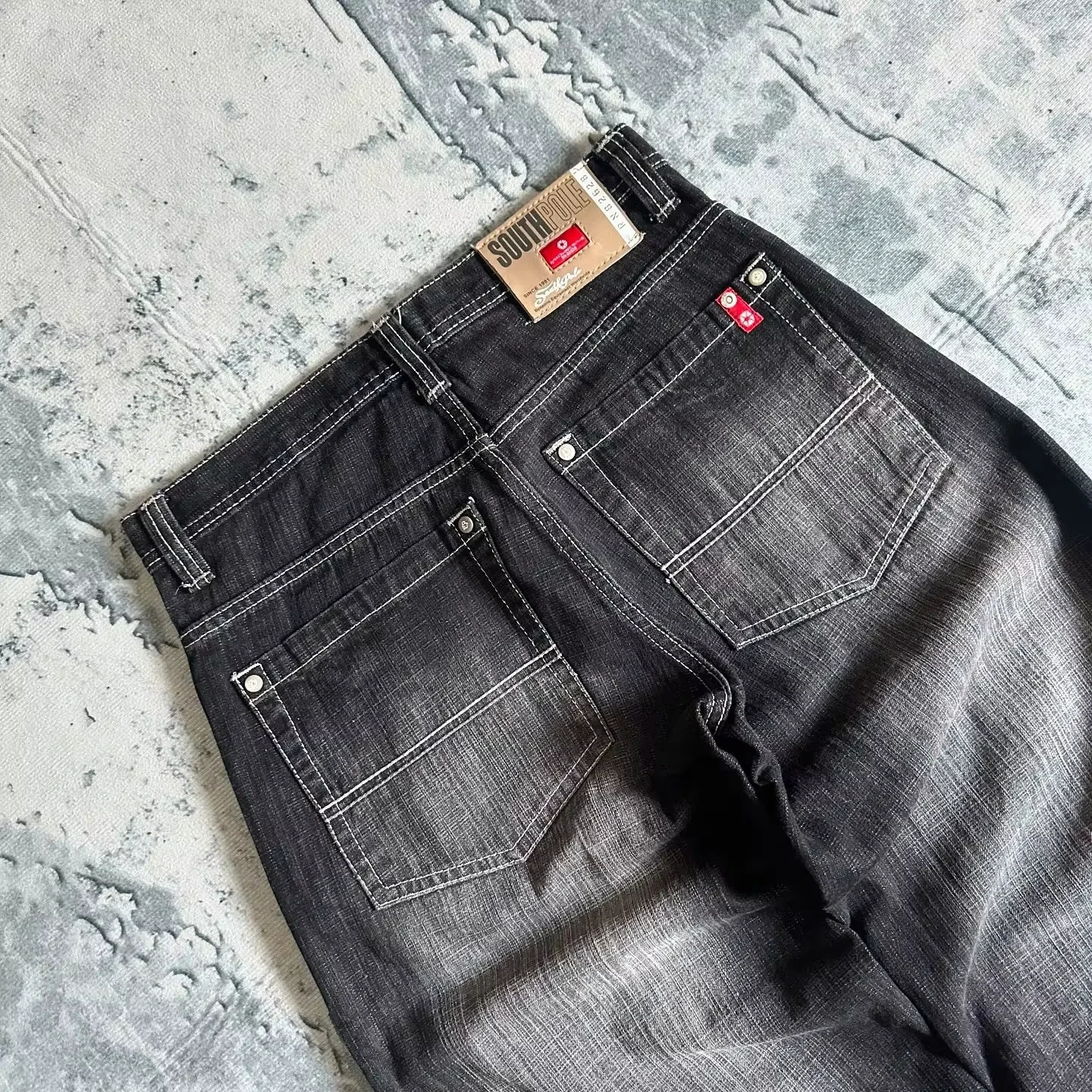 American Fashion Hip Hop Joker Oversized Jeans Women Street Y2K New Clearance S… - Image 5