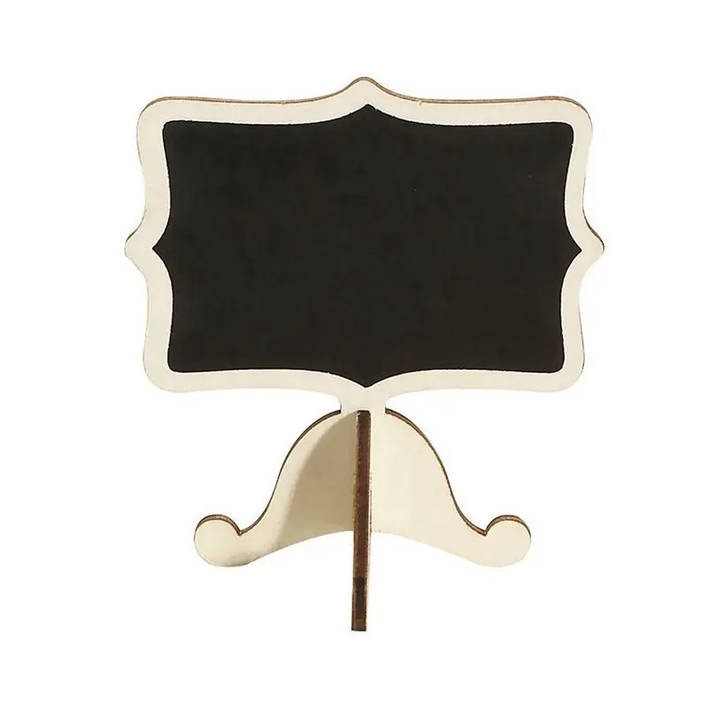 Exquisite-60 Pack Mini Chalkboards Place Cards With Easel Stand - Wood Rectangle Small Chalkboard Signs For Wedding