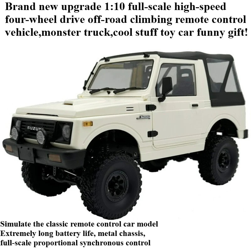 Cool Stuff Toy Car Funny Gift-1:10 Full Scale High-speed 4WD Rc Cars,Climbing Off-road Rc Truck,Remote Control Car,Toys for Kids