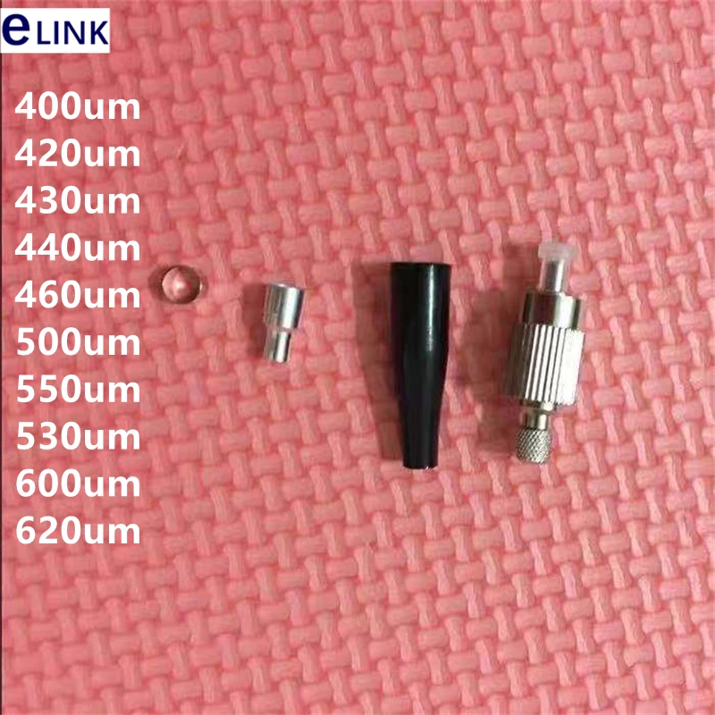 FC Fiber Optic Connector Kits with Non Standard Hole, Metal Ferrule, MM, Free Shipping, 10Pcs