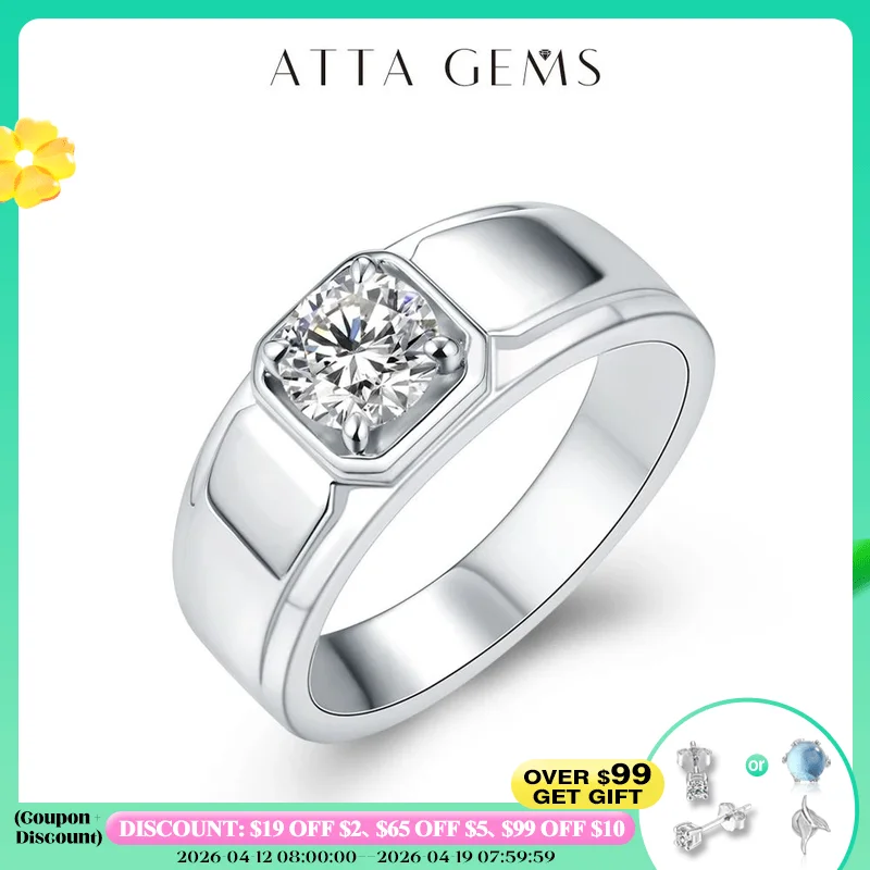 

Бриллиантовые бриллианты серебряного цвета, унисекс, 1,0 карат