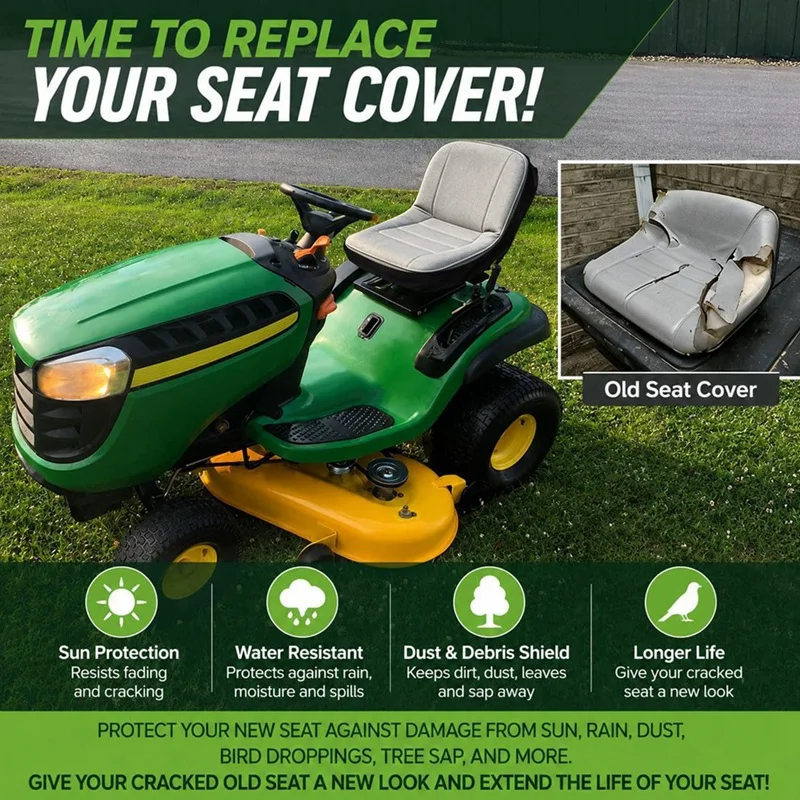 DTA5 Lawn Tractor for Seat Cover for Toro TimeCutter SS5000 Riding Mower for Seat Protector with Cell Phone Pouch Oxford Cloth
