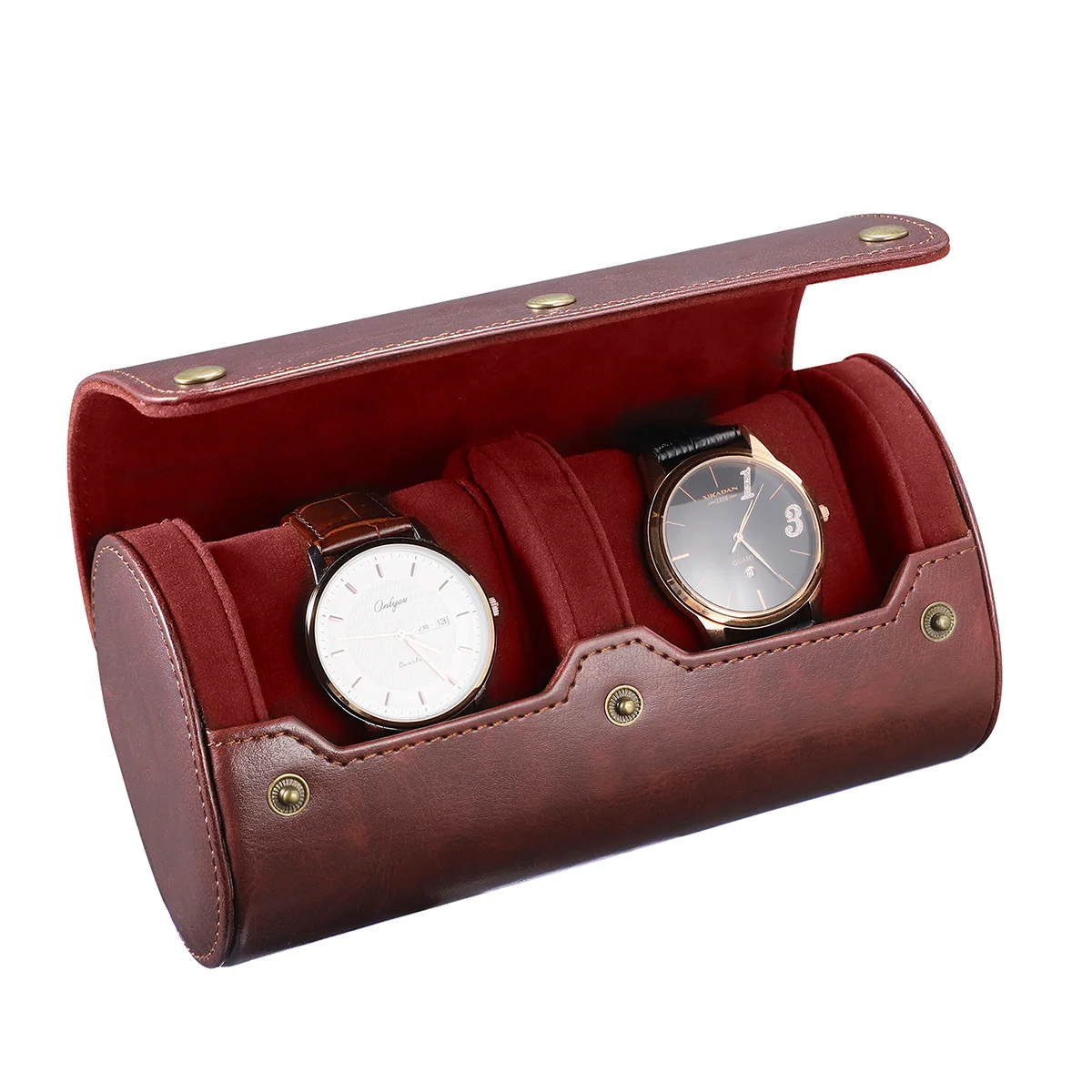 

Travel Watch Holder Case for Business Trip Bracket Watches Storage Organizer Box