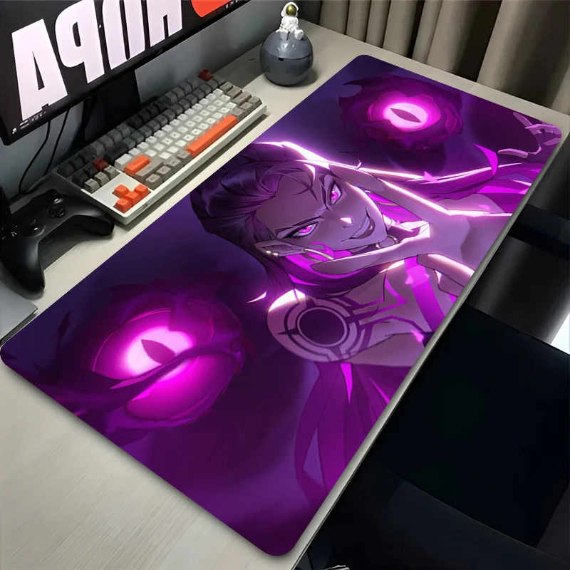Reyna Valorant Mauspad XL, großes Gaming-HD-Mauspad für neues Zuhause, XXL-Tastaturpad, weiches Naturkautschuk, Büroteppich, Laptop-Mäusepad